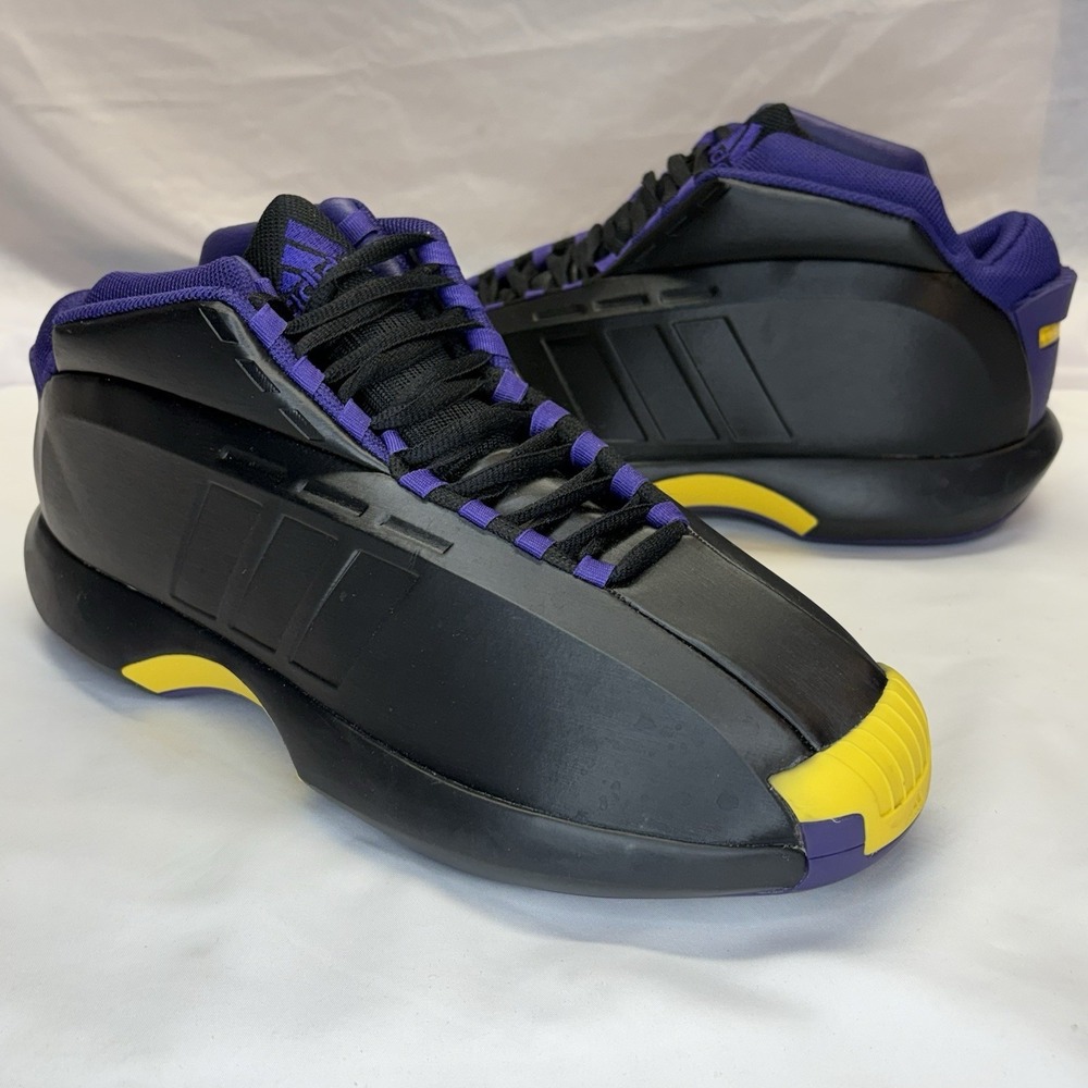 Adidas CRAZY 1 Kobe Black Lakers "Away" Mens Size 12 Basketball Shoes FZ6208